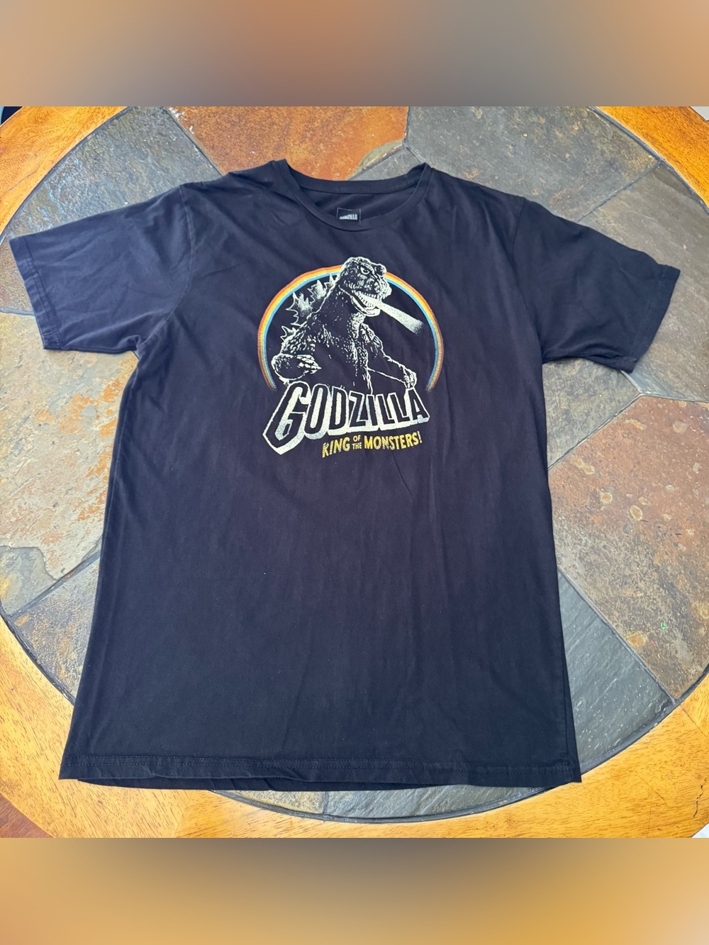 Black Godzilla Graphic Tee - Unbranded